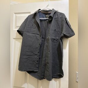 Men's Black Short Sleeve Shirt